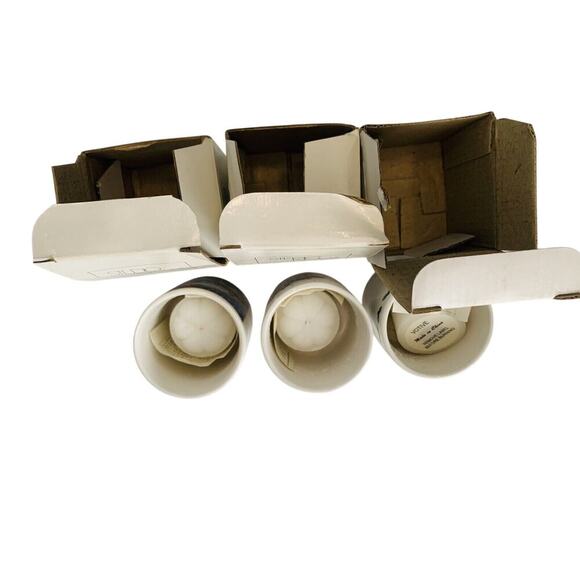 (3) Vintage Votives Studio Nova Candleholders Christmas Town Snowman New NIB - Picture 5 of 11